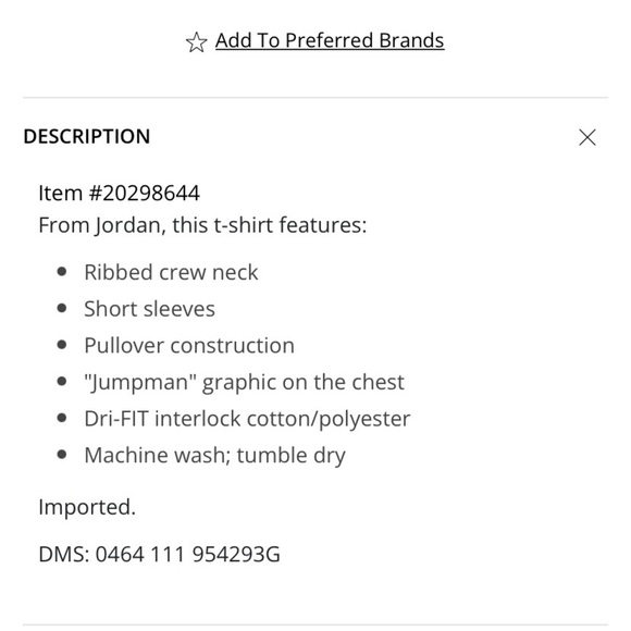 Nike Air Jordan T Shirt tee M 10-12 Youth performance dri-fit black jumpman - Picture 11 of 11